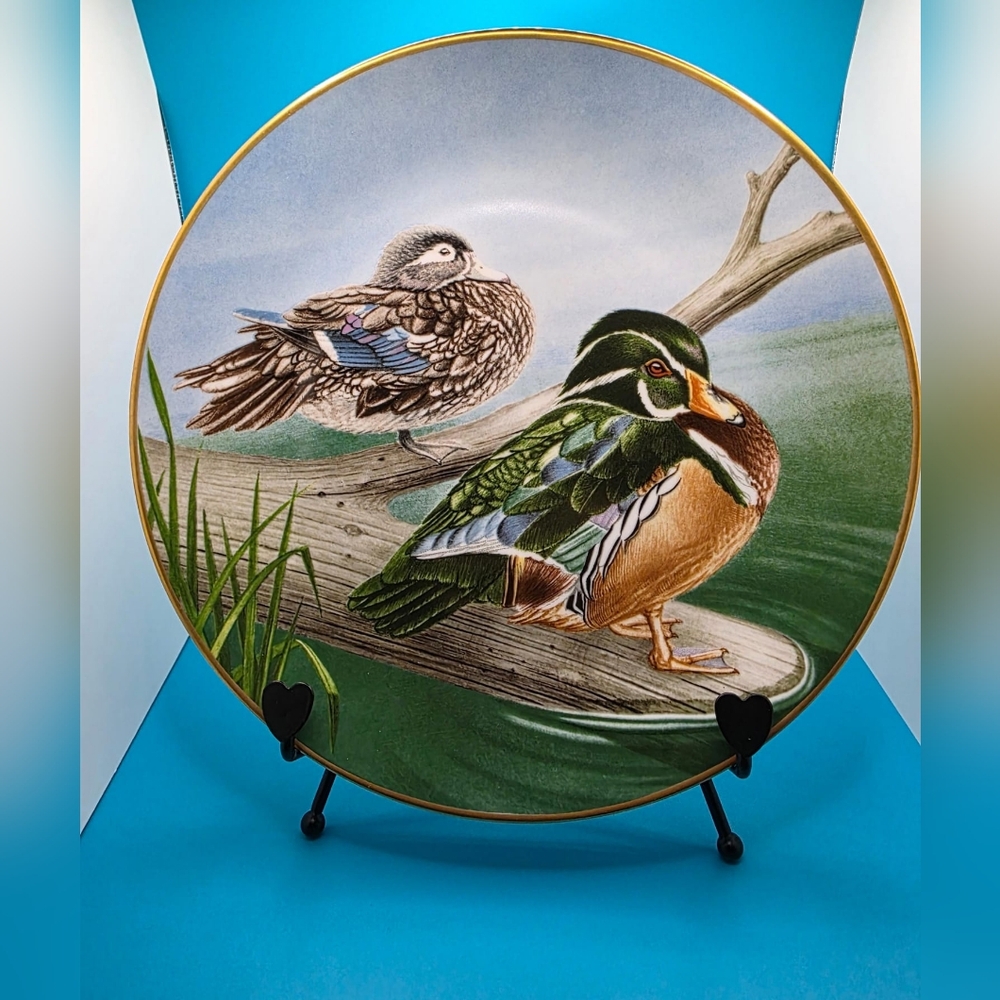 Decorative Plate with Ducks
